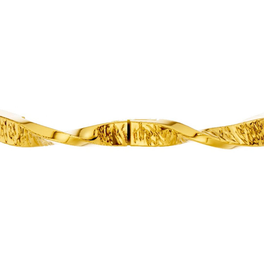 ELASTIIIQUE BRACELET (III)mm YELLOW GOLD