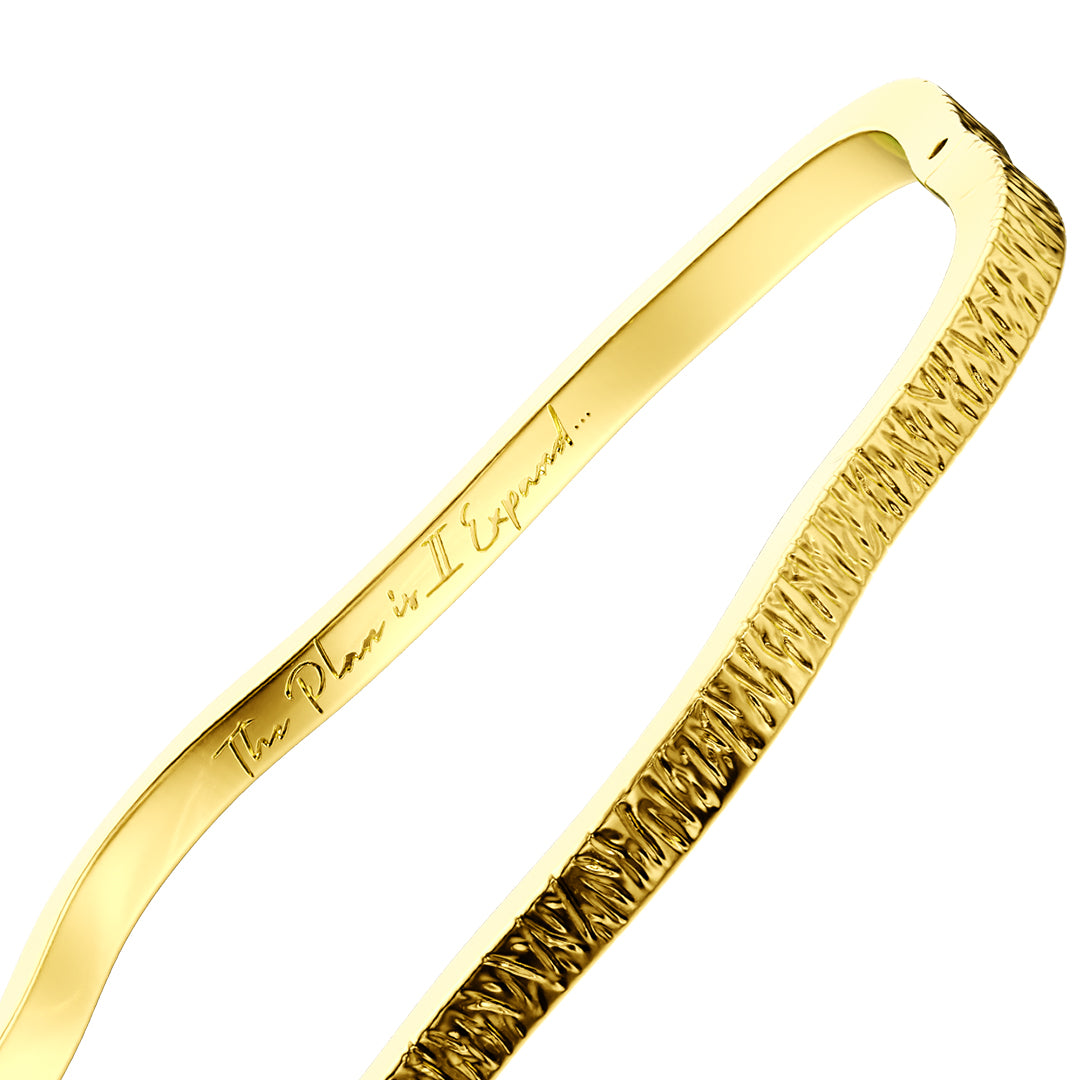 ELASTIIIQUE BRACELET (III)mm YELLOW GOLD