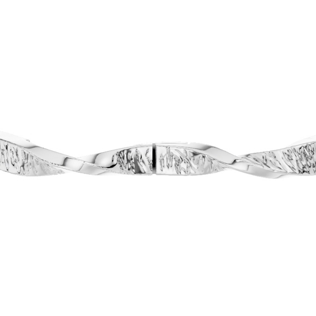 ELASTIIIQUE BRACELET (III)mm WHIIITE GOLD