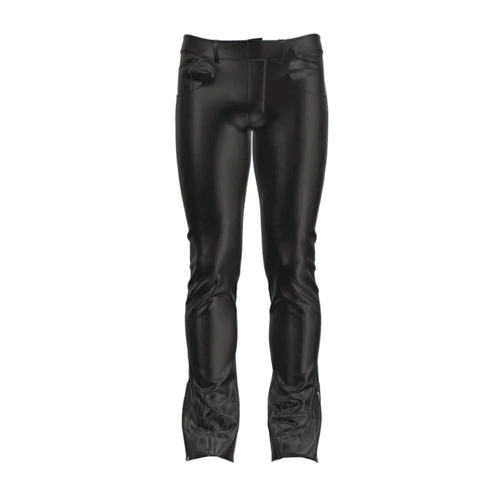 UNIIITY LAMBSKIN LEATHER PANTS