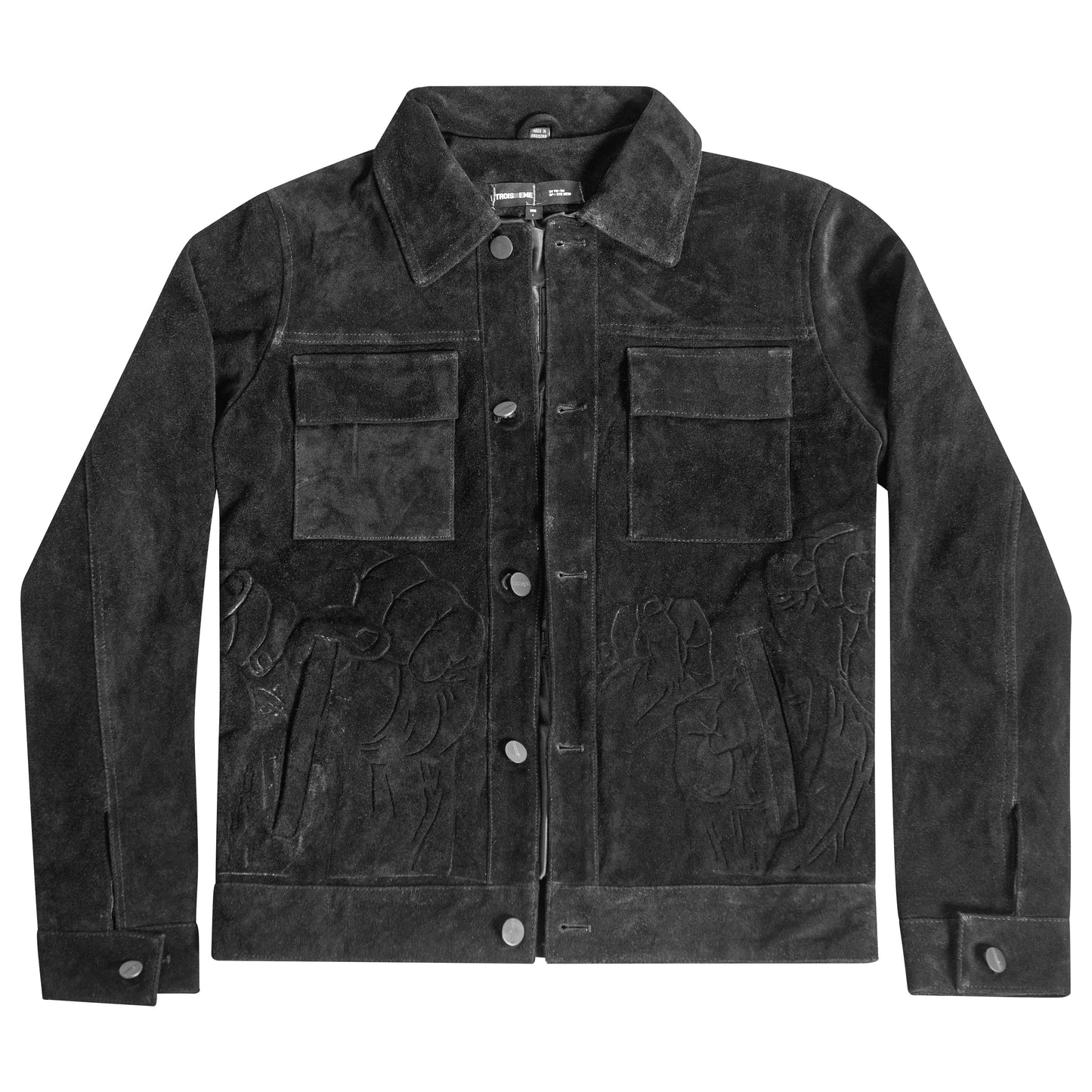 BLACK UNIIITY TRUCKER JACKET