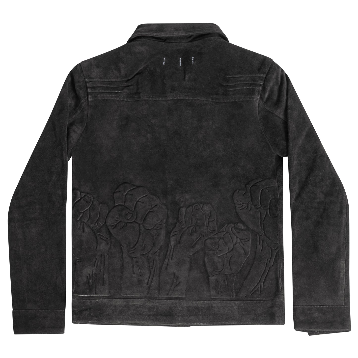 BLACK UNIIITY TRUCKER JACKET